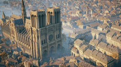 Ubisoft reaguje na požár Notre-Dame
