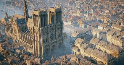 Ubisoft reaguje na požár Notre-Dame